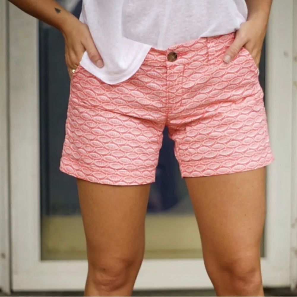 Old Navy Coral Fish Print Shorts Size 6
